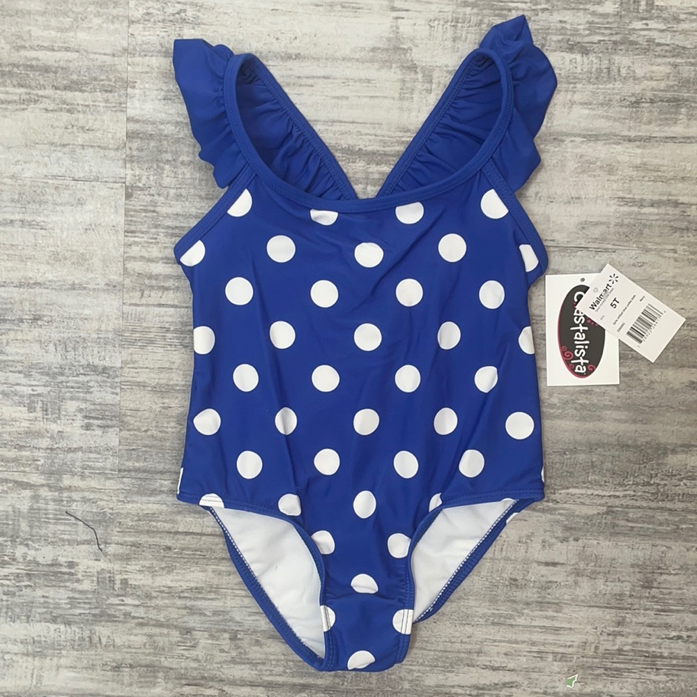 NWT 5T Coastalista  one piece swim suit